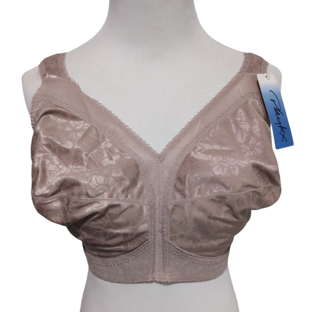 Playtex Bra, shoulder comfort wireless nude, style 4693, Size 42 DDD, NWT